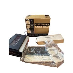 Concord F-20 Sound Camera w/ Original Box & Accessories